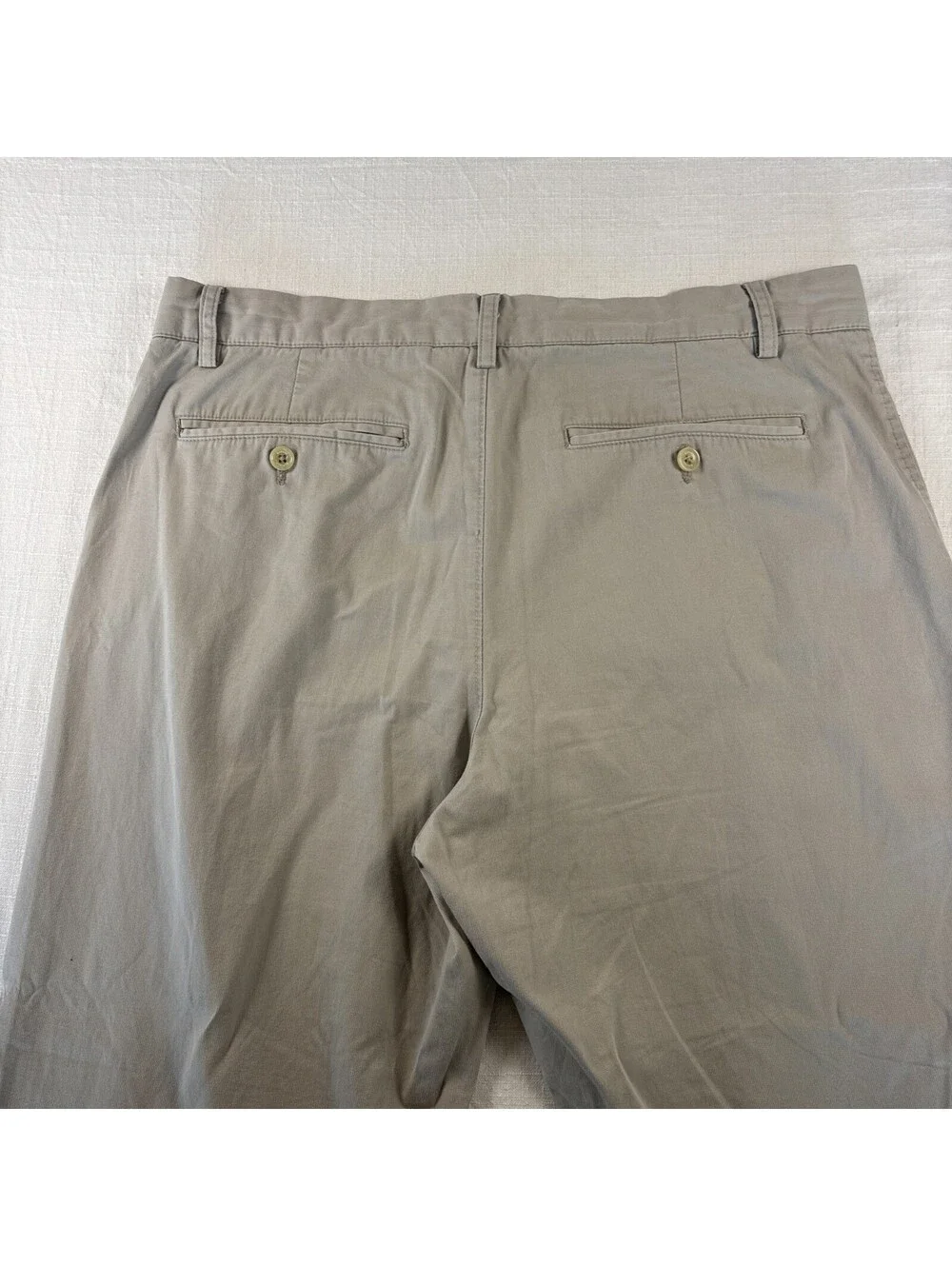 Banana Republic Light Tan Pants Mens Size 36x32 Cotton Chino Khaki Casual Pants